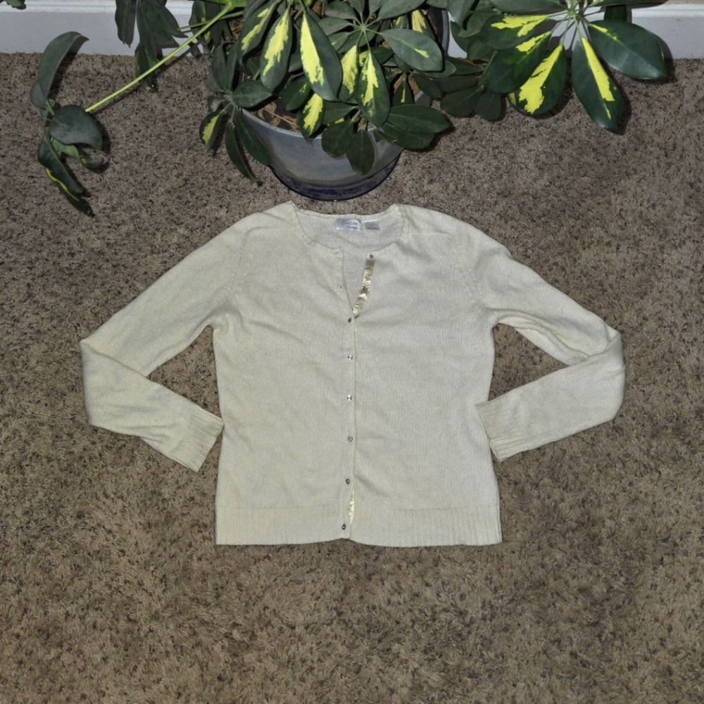 Envision Avenue Rabbit Hair Cardigan Women's Sz Med